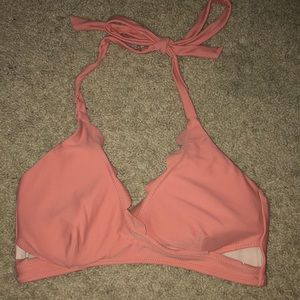 Coral bathing suit top